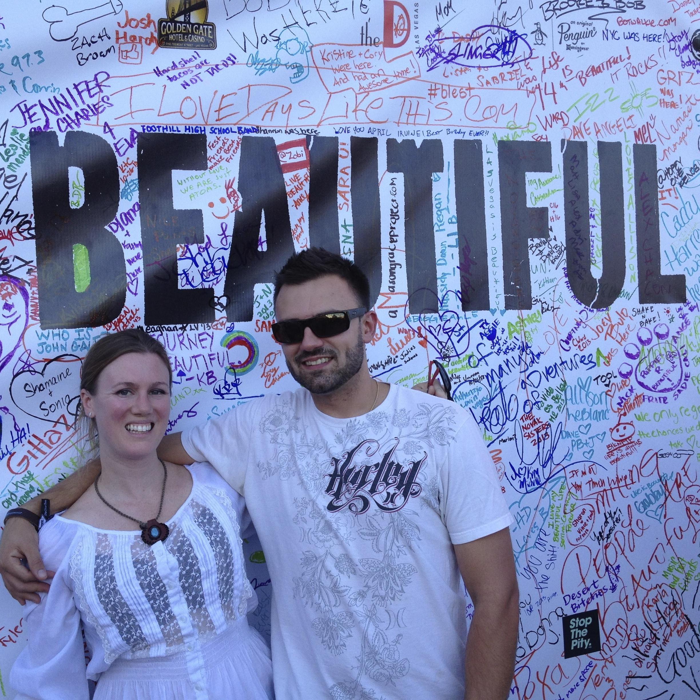 My brother Brian brought us to the first Life Is Beautiful festival in Las Vegas. AWESOME!