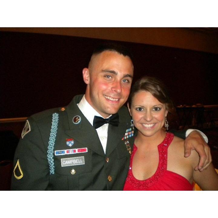 Bruce's Military Ball, following his return from Afghanistan, August 2010