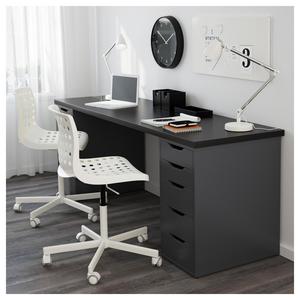 LINNMON				Table top, black-brown