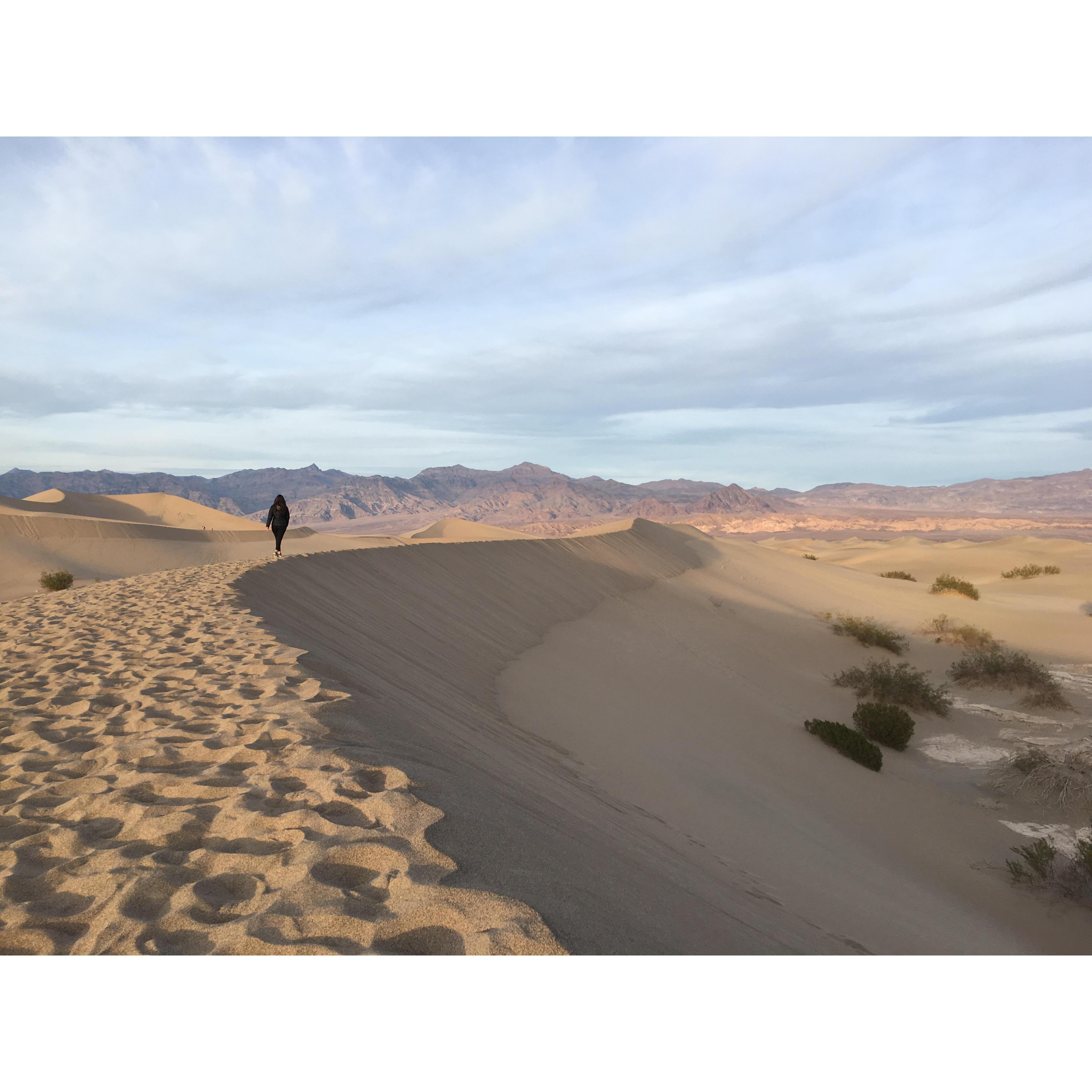 Death Valley sand dunes - December 2017