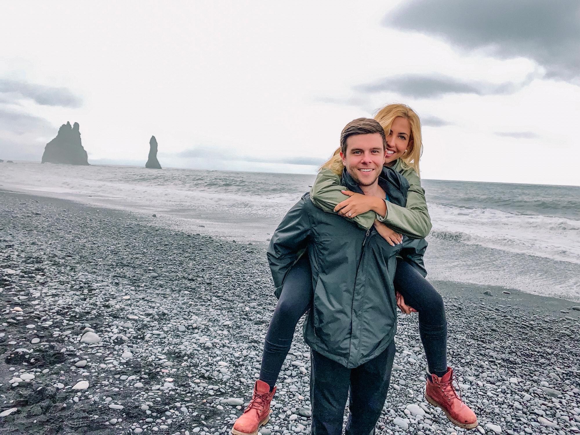 Black sand beaches in Iceland