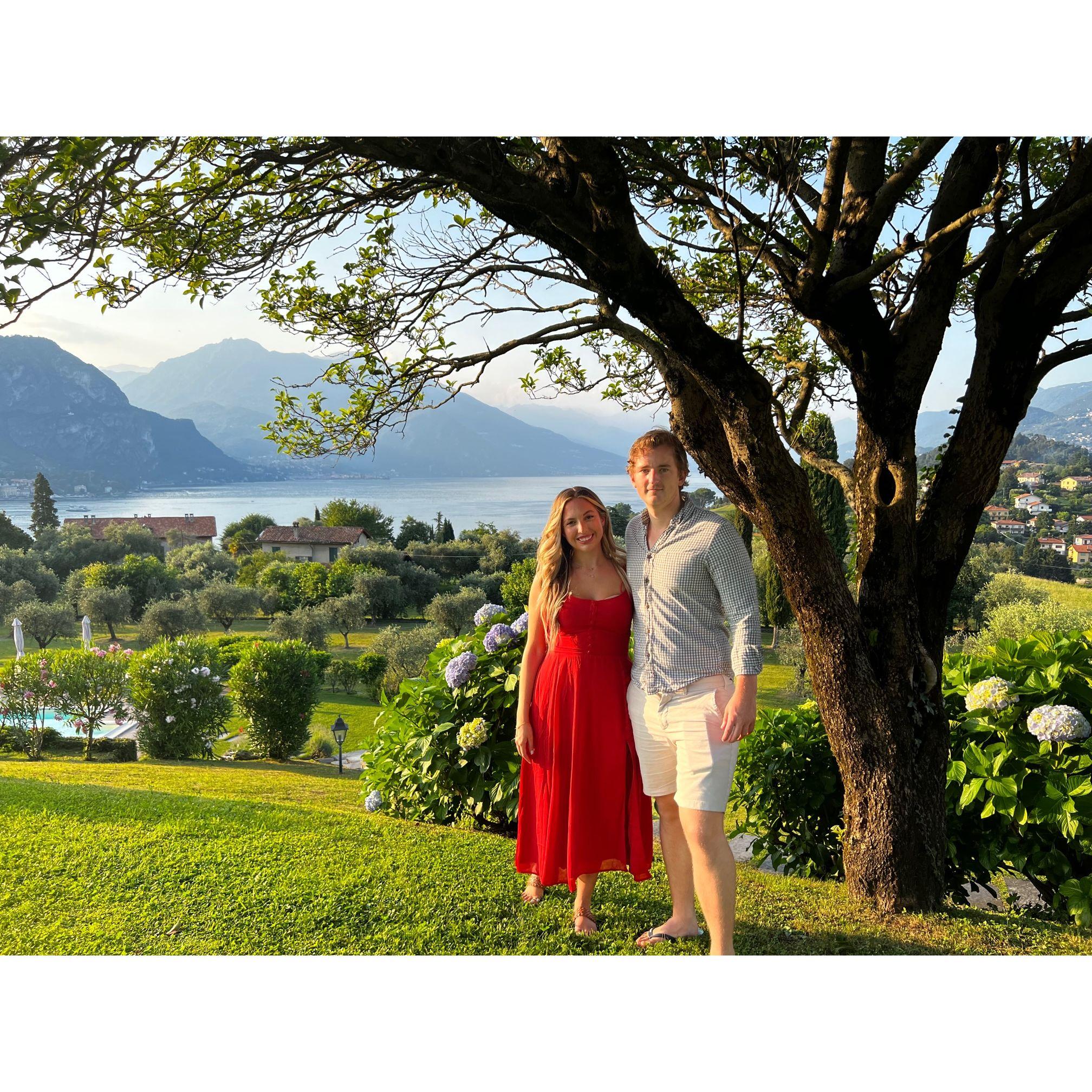 Us in Lake Como