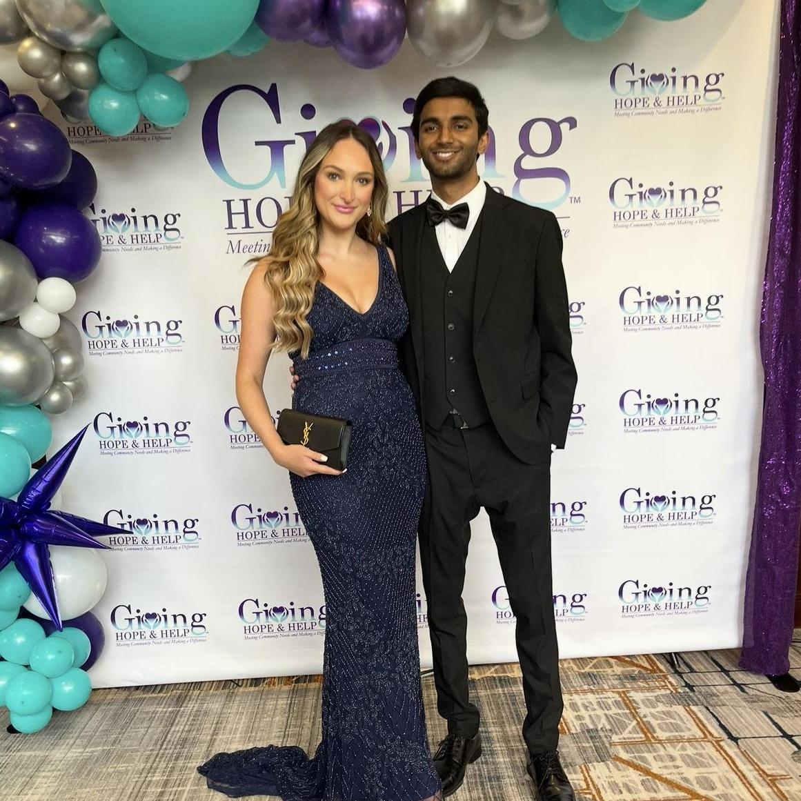 Maryn and Abhilash understand the importance of thinking beyond themselves. They plan to be a philanthropic couple! During the summer of 2024, they attended a charity gala together!