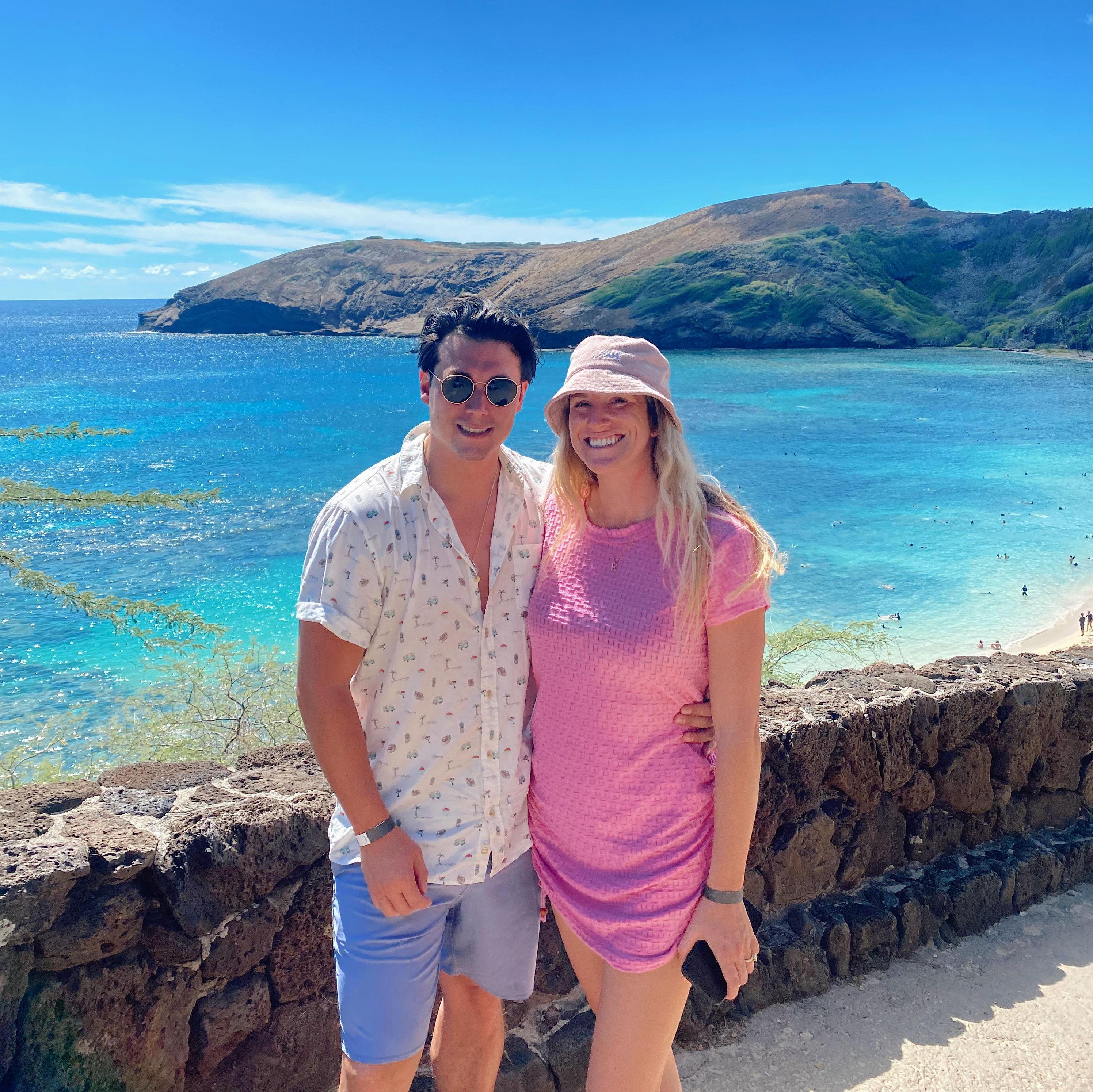 Pre-snorkeling in Hanauma Bay, Hawaii, October 2022