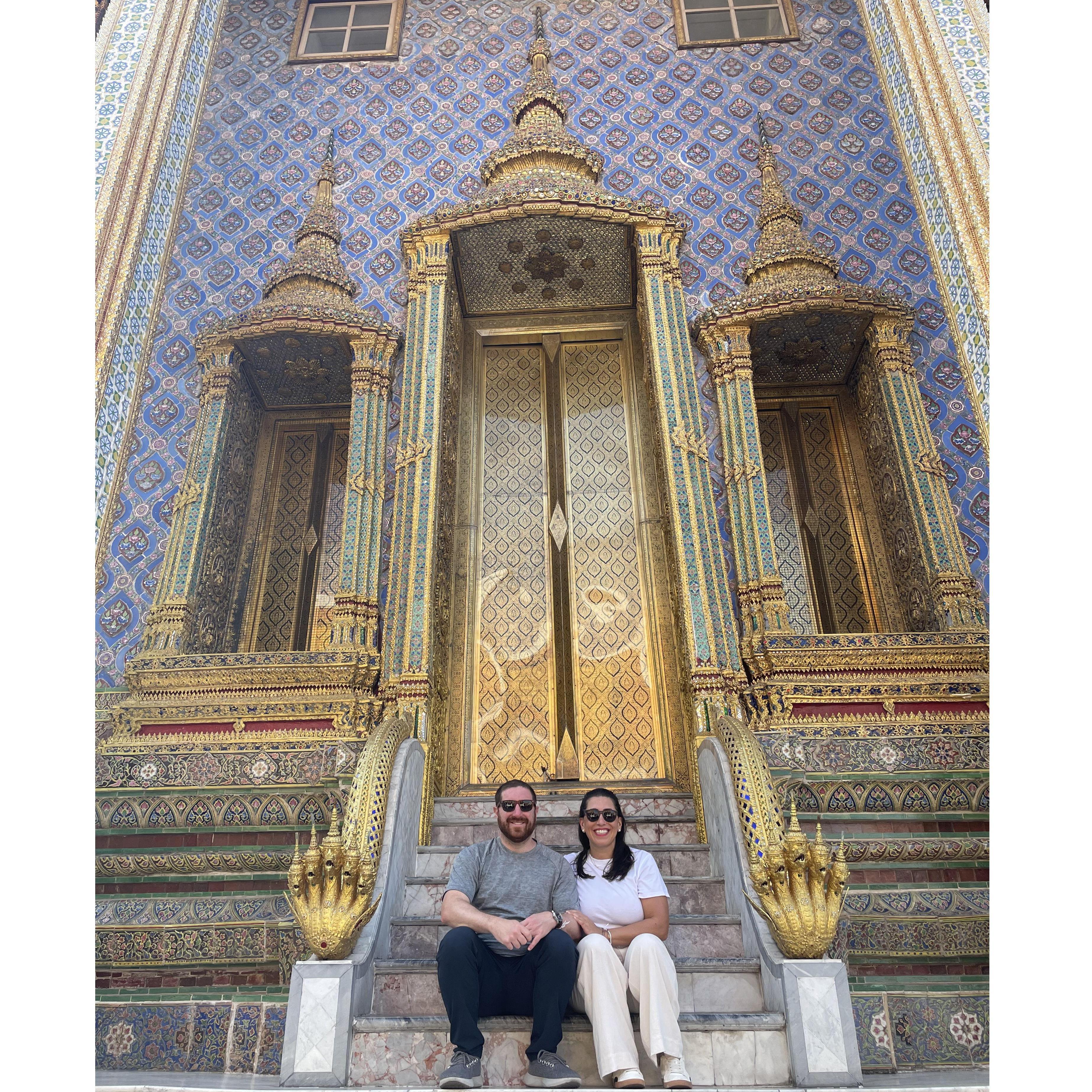 The one the Grand Palace in Bangkok, Thailand