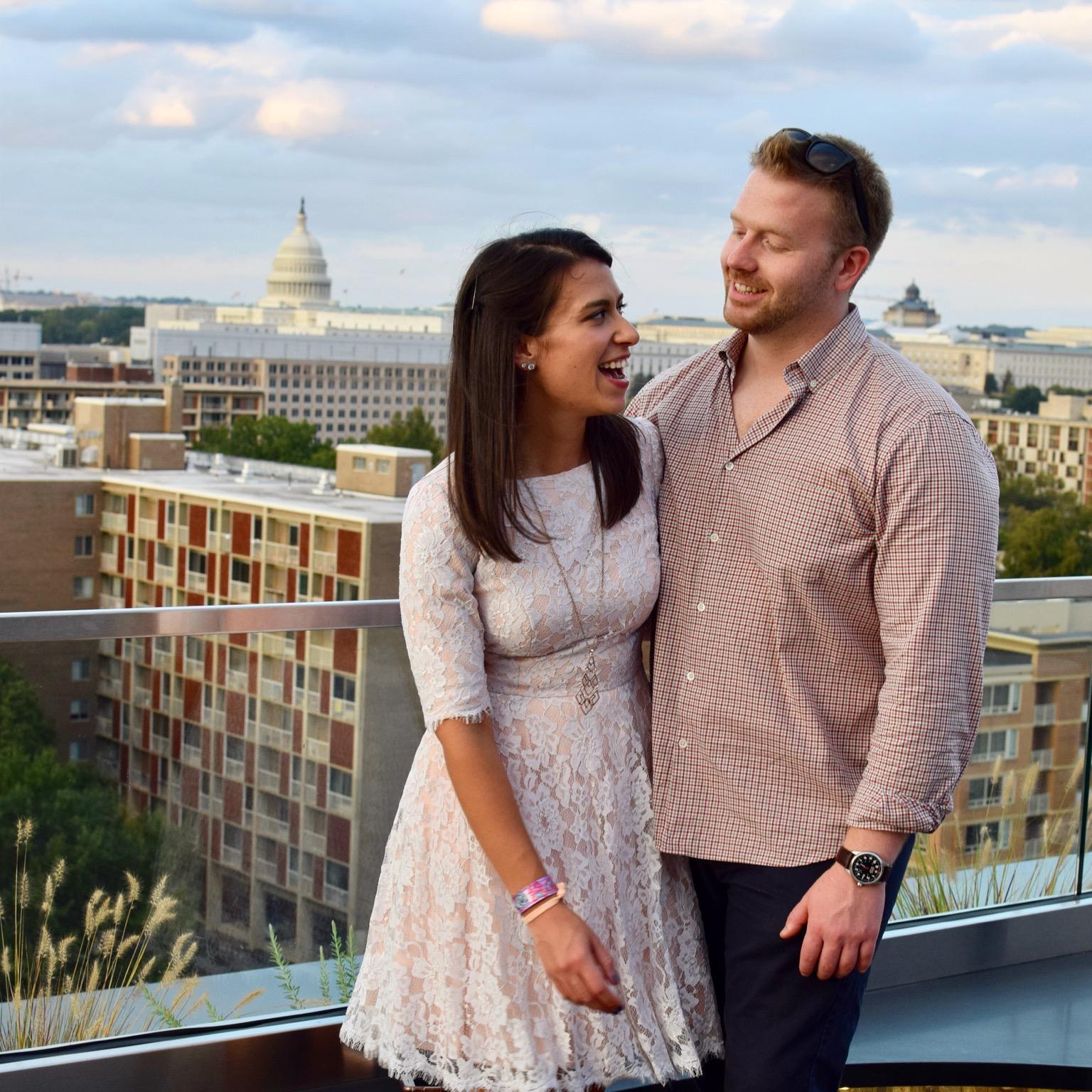 Our engagement party (October 2017)