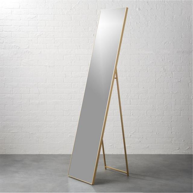 infinity brass 16"x69" standing mirror