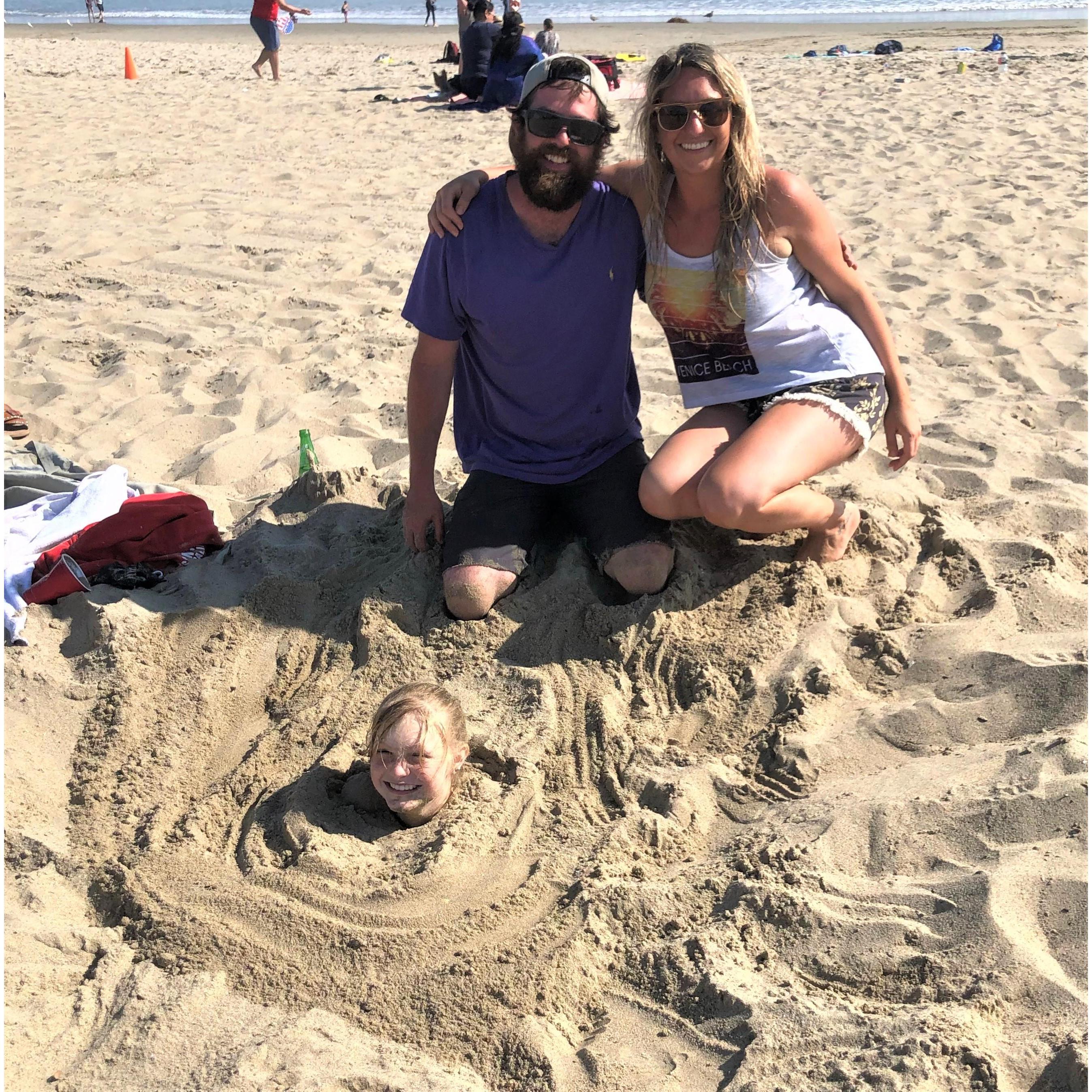 Family beach vacation