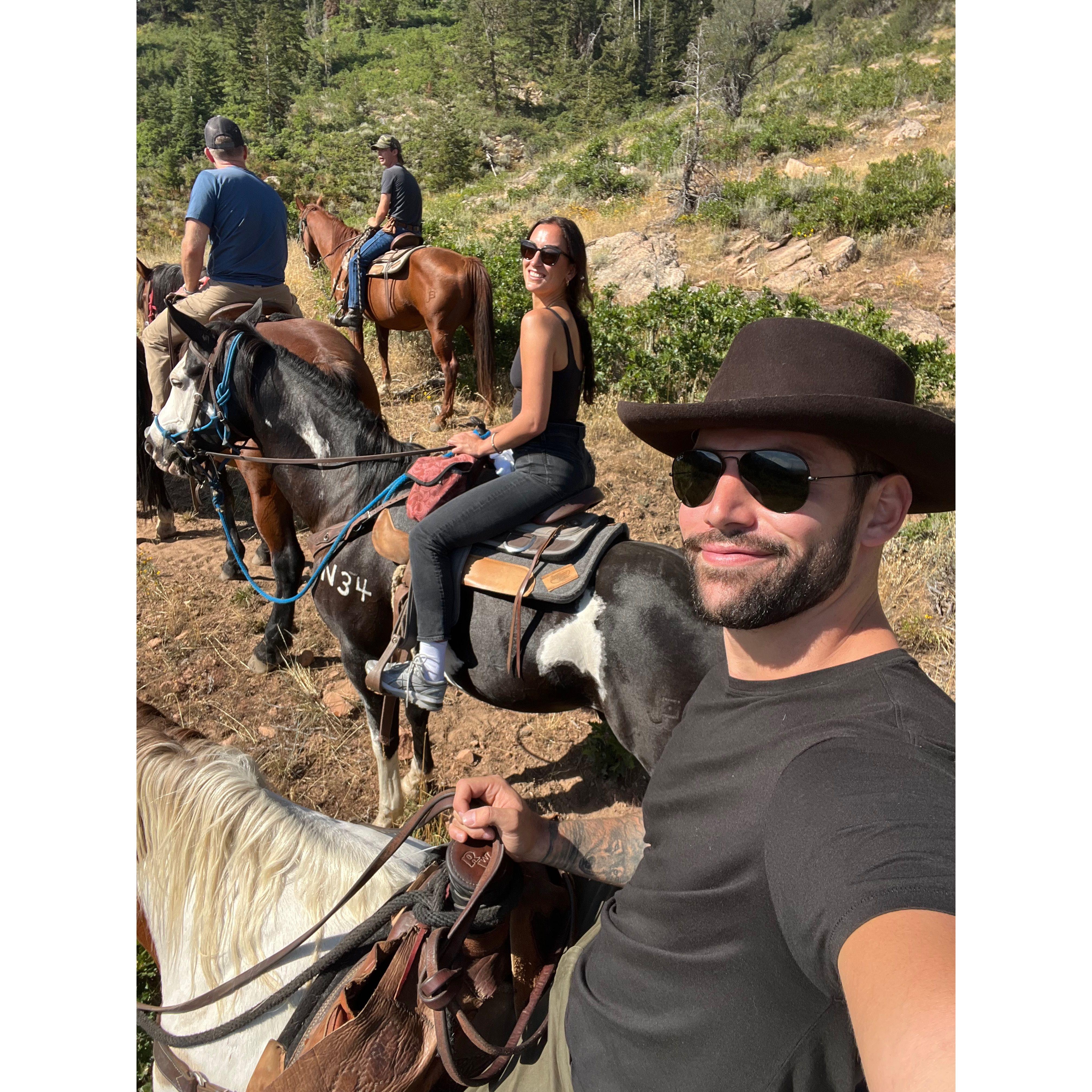 Horseback riding in Utah