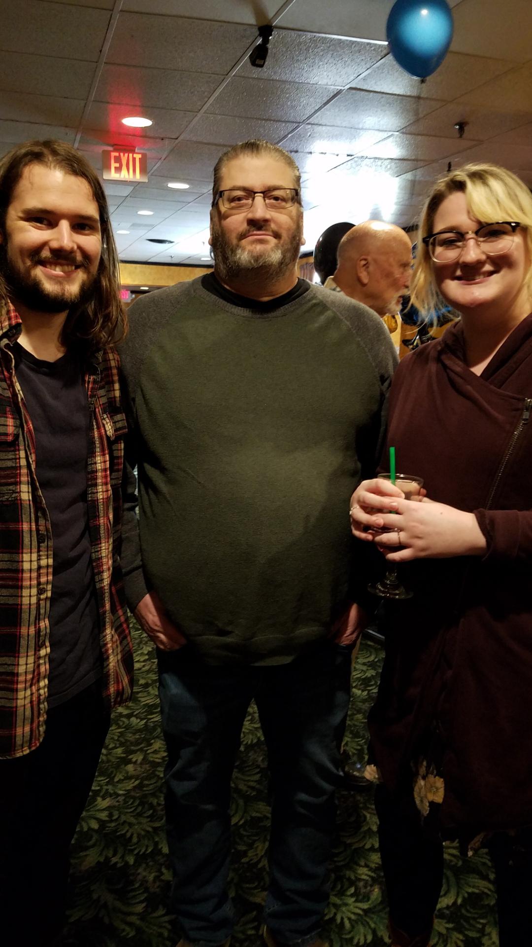 Declan and Stephanie with Bill, Stephanie’s father