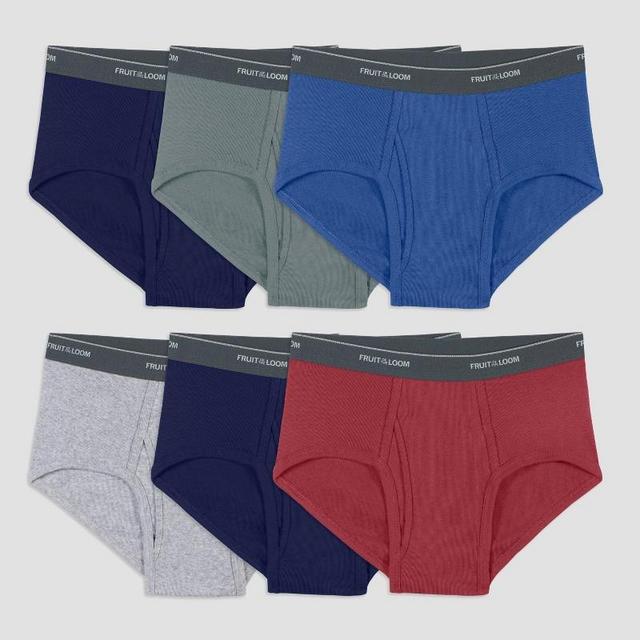 Fruit of the Loom Men's 6pk Briefs - Colors May Vary XL
