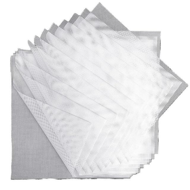 (12 Pack) Silicone Dehydrator Sheets, Dostk Premium Non Stick Silicone Mesh for Fruit Dehydrator, Dehydrator Tray Liner Reusable (14 x 14 inch)