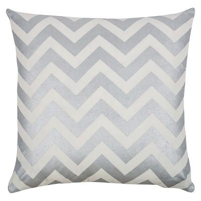 Cotton Chevron Stripe Throw Pillow - Rizzy Home