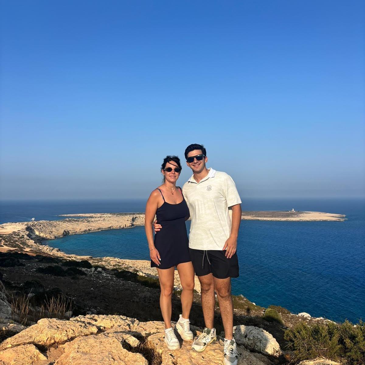 Visiting the in-laws in Cyprus: During this trip, Jeremy found the courage to ask his future father-in-law for permission to marry his youngest daughter - a moment neither of them will ever forget.