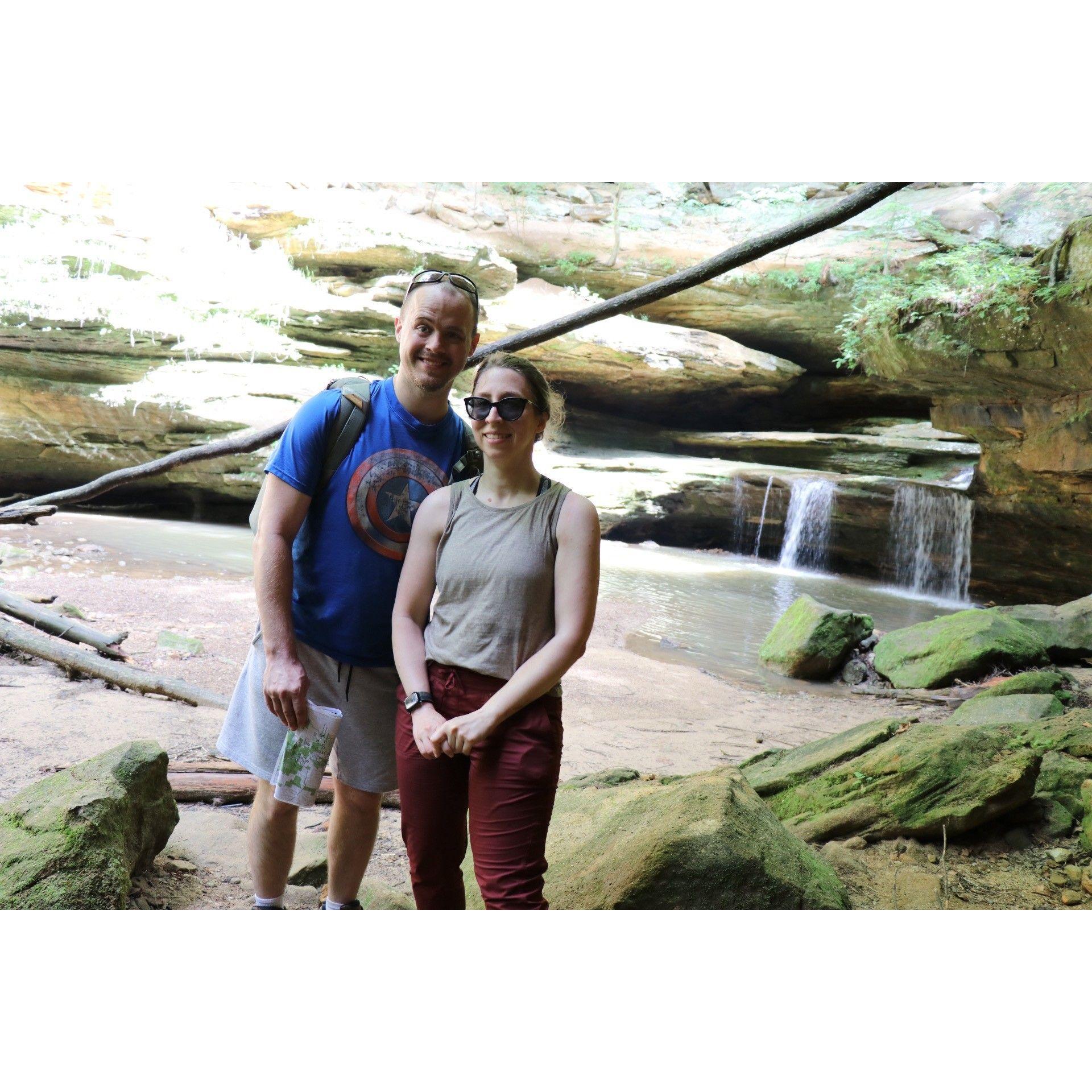 Hiking in Hocking Hills