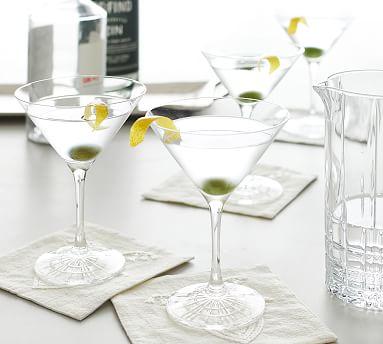 Monique Lhuillier Delphine Martini Glasses - Set of 4