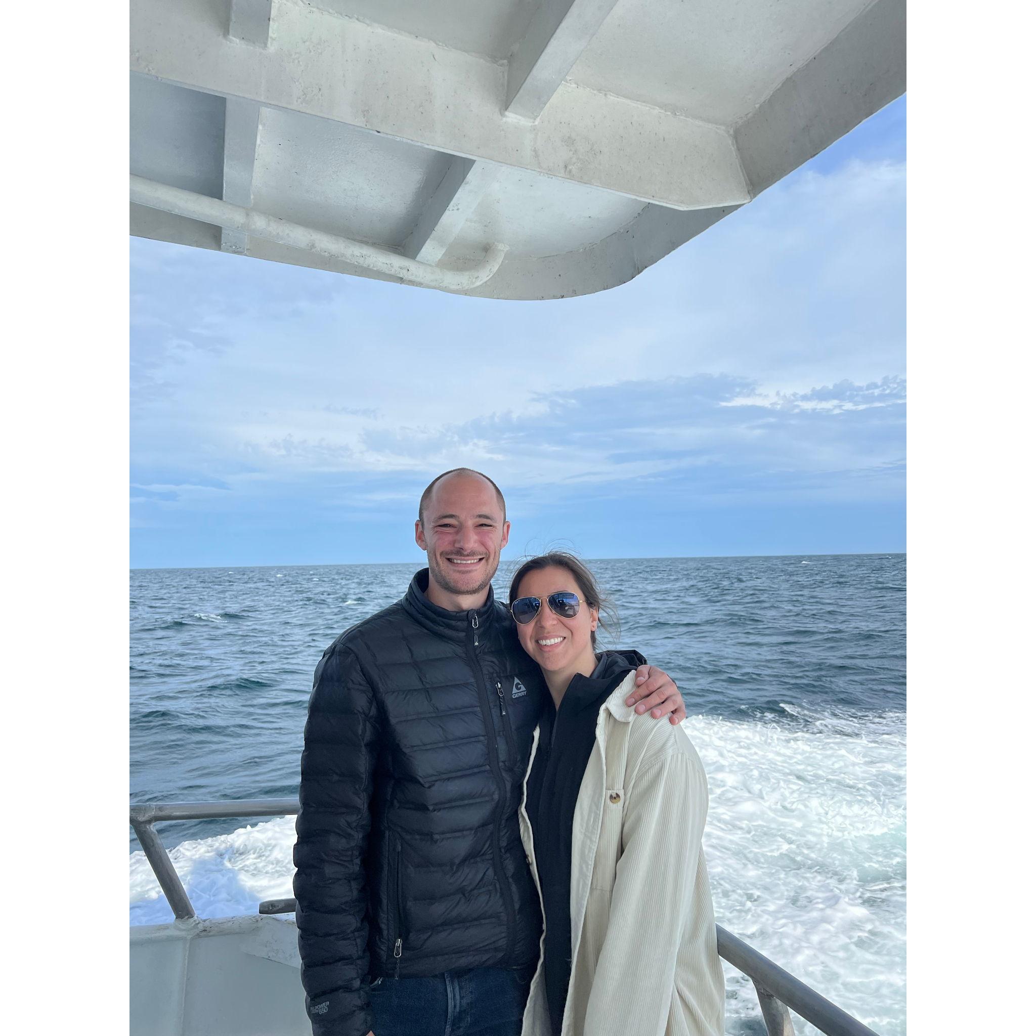 Whale watching off the Cape!