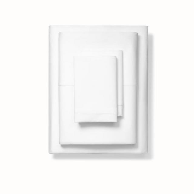 Signature Hemmed Sheet Set - King, White