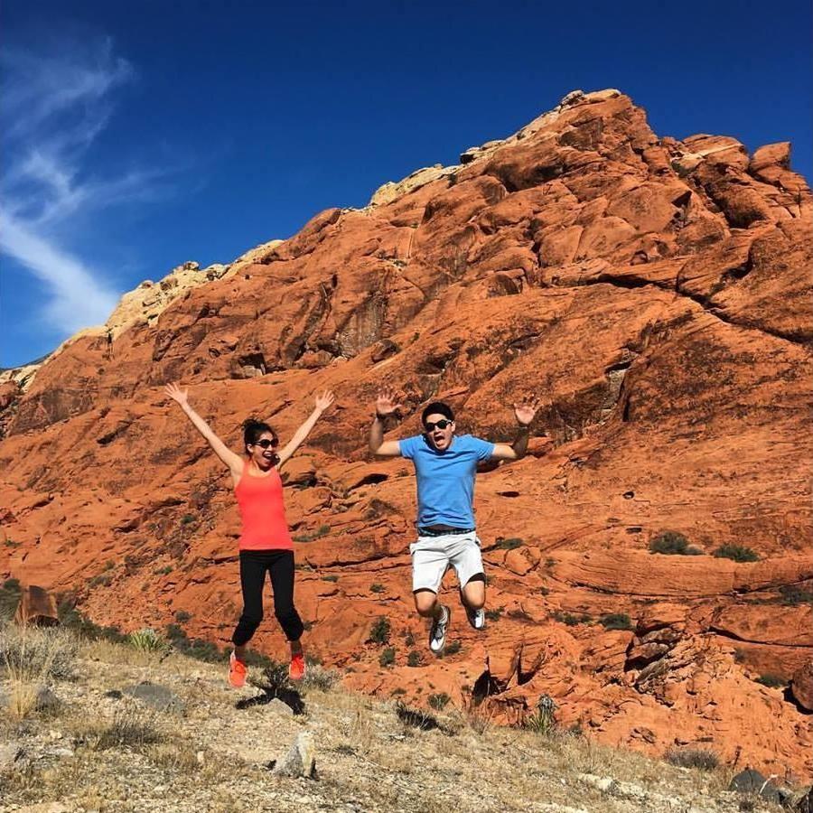 Red Rock Canyon - Scott showed Kara his old stomping grounds... Vegas isn't so bad after all!