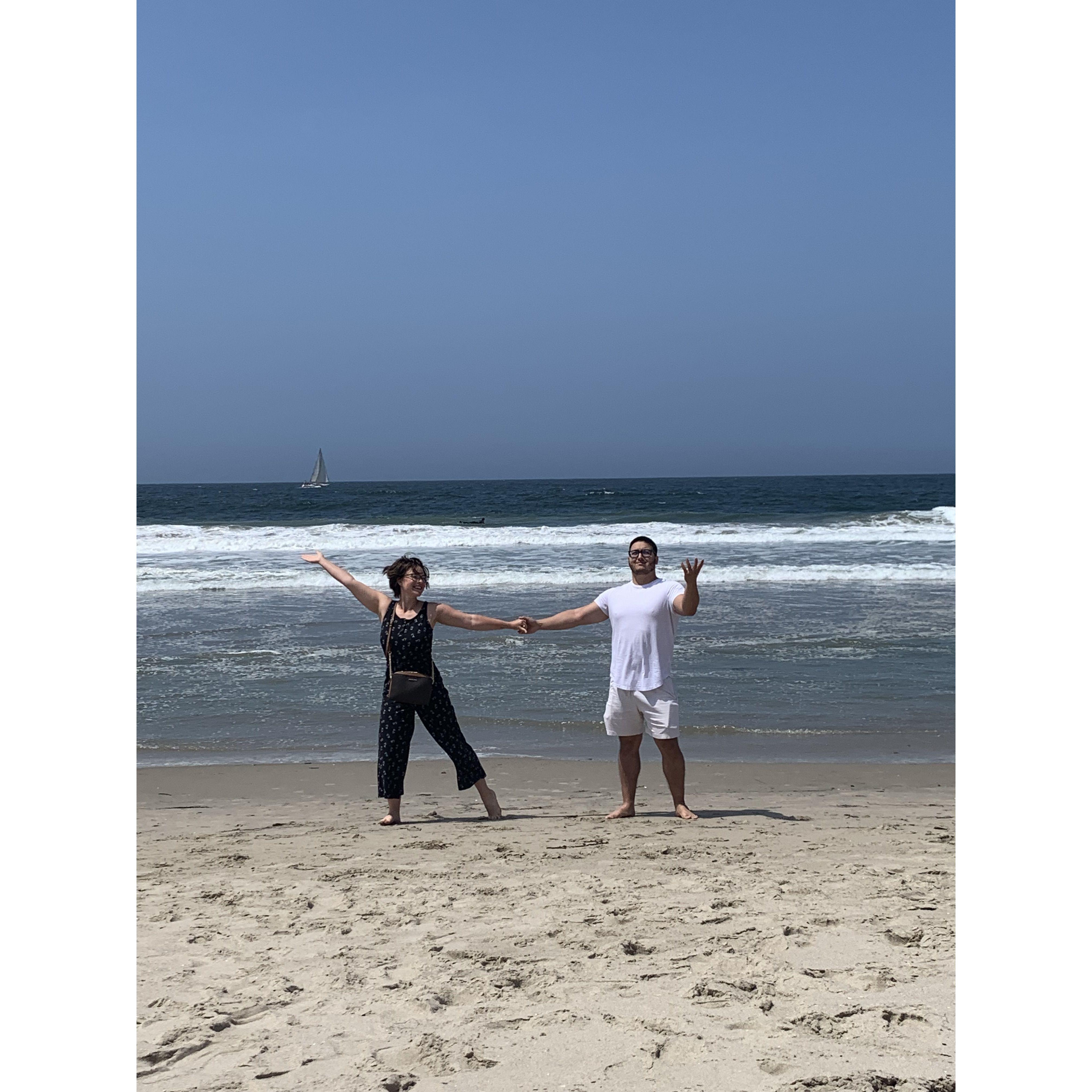 Santa Monica beach, 2022.