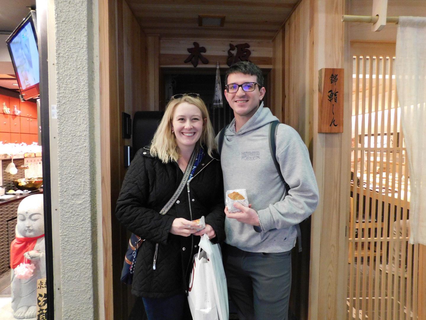 March 2019, private food tour in Kyoto