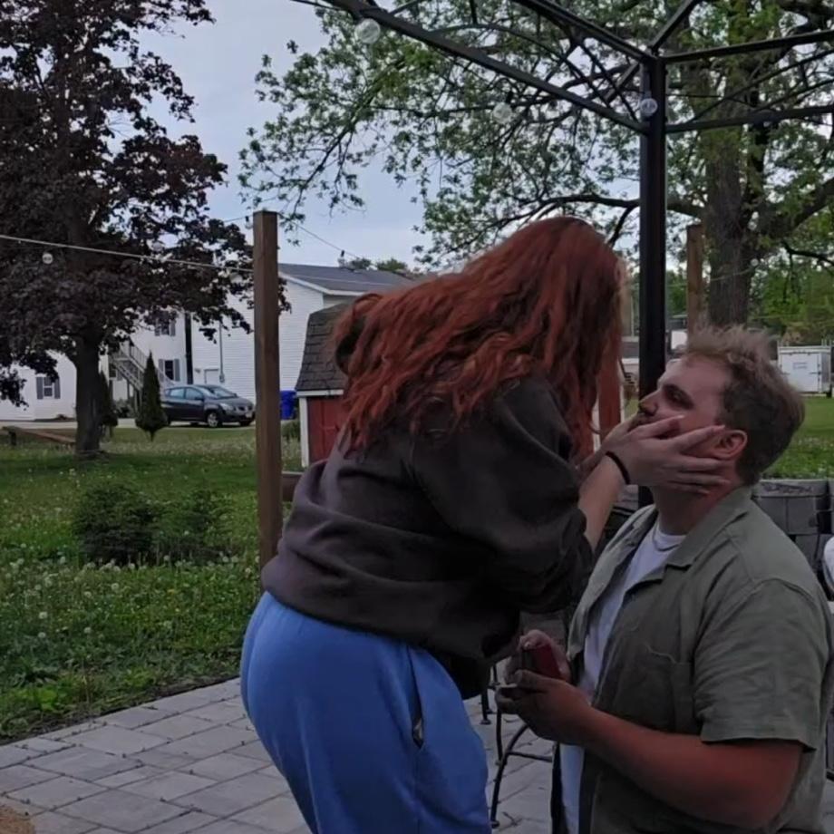 2 minutes after Sammy switched to her "warm clothes"