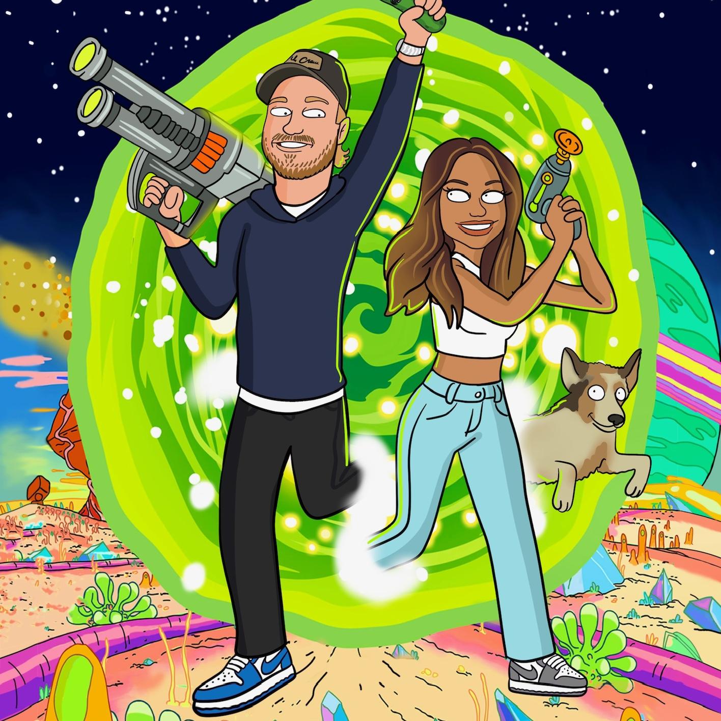 Family photo - Rick and Morty Themed