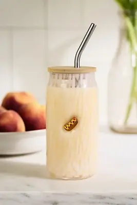 The Confetti Icon Juice Glass Tumbler with Lid