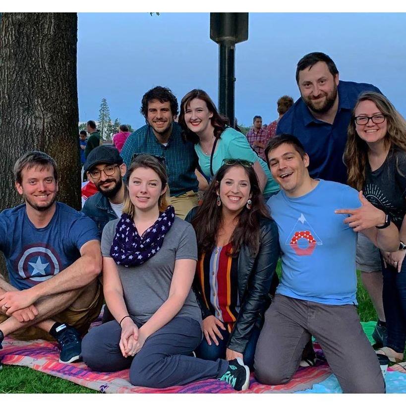 Celebrating Ally's 28th Birthday at the Waterfront with friends
