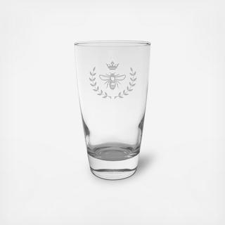 Vintage Bee Cooler Glass, Set of 4
