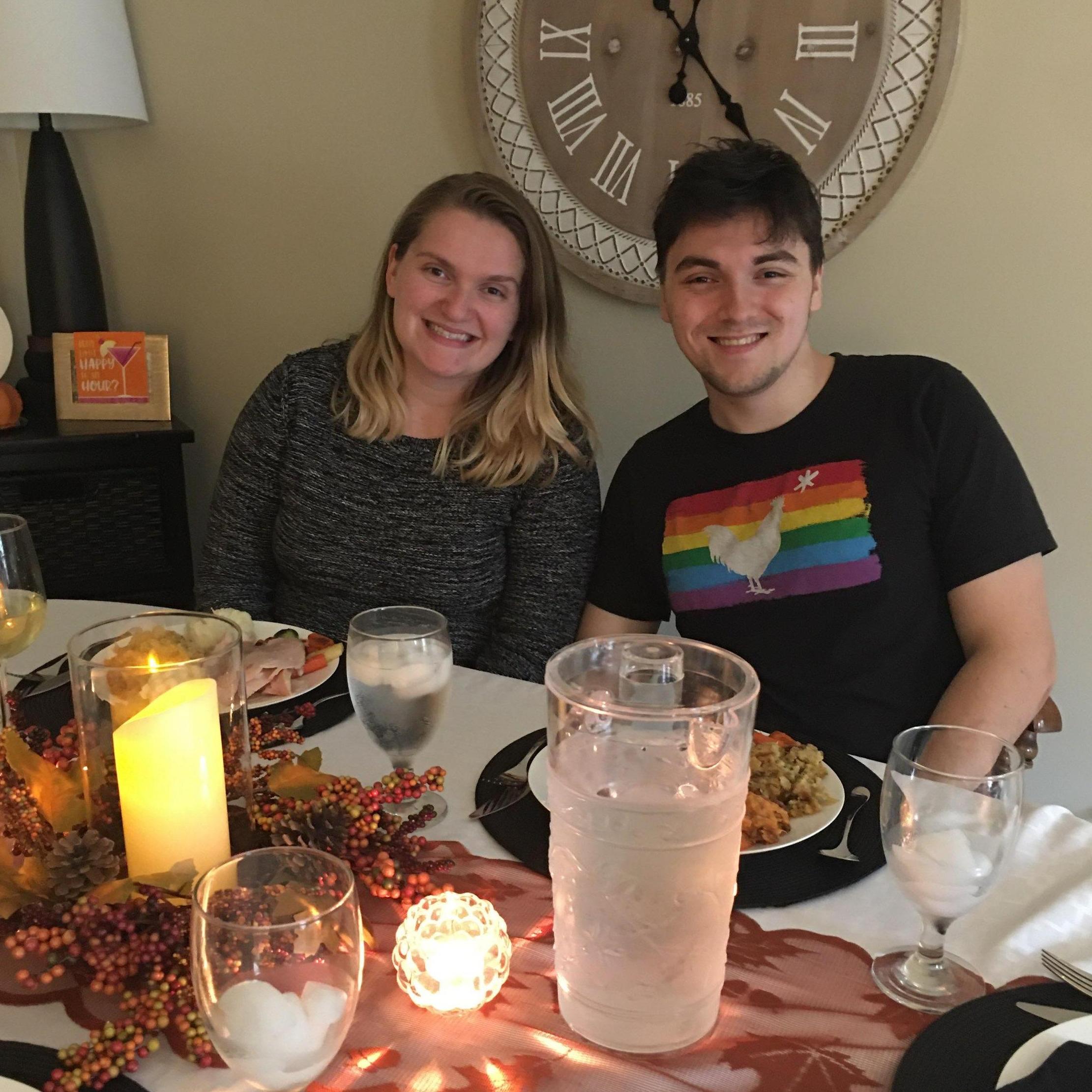 Our first Thanksgiving together