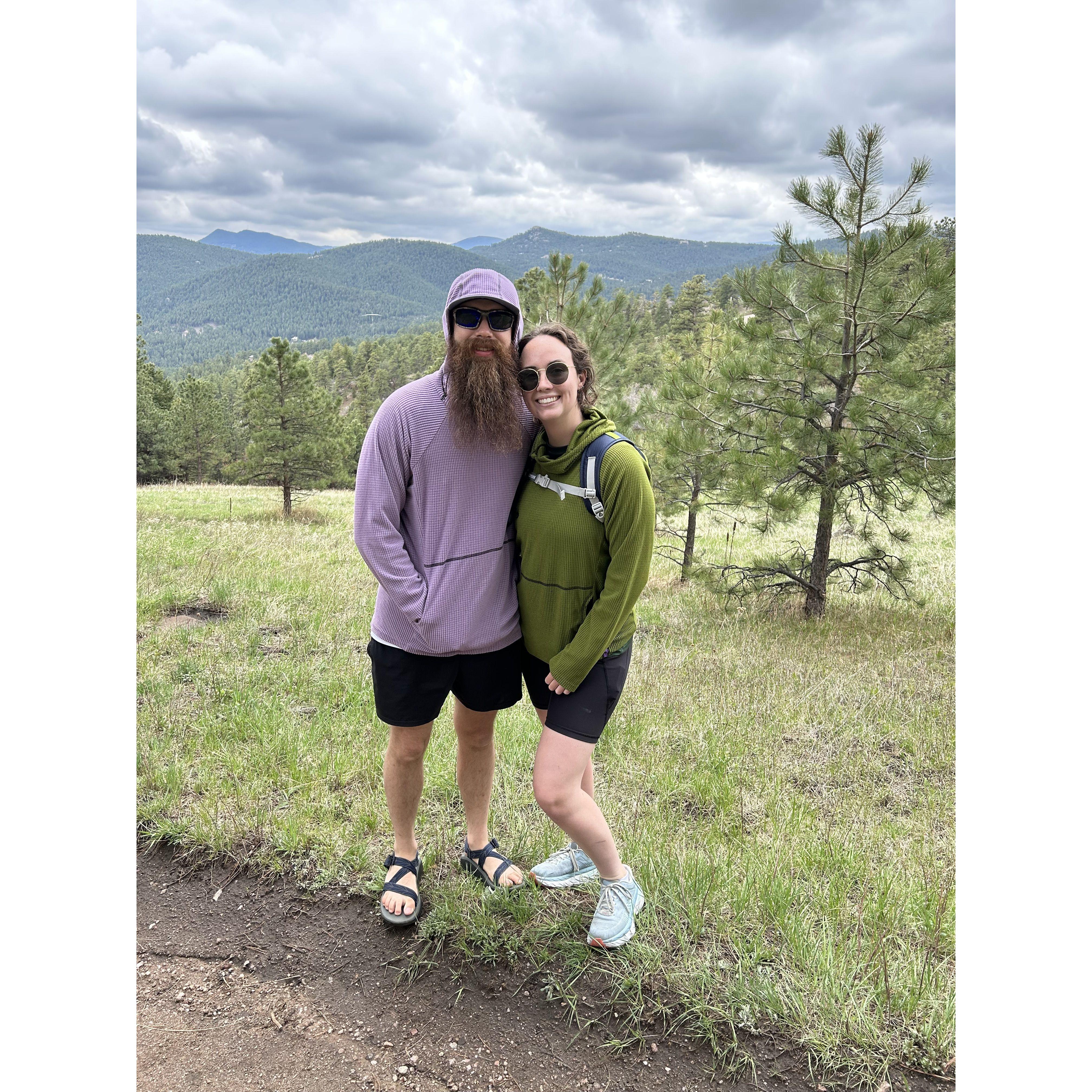 5/13/23: On a hike in Mount Falcon State Park