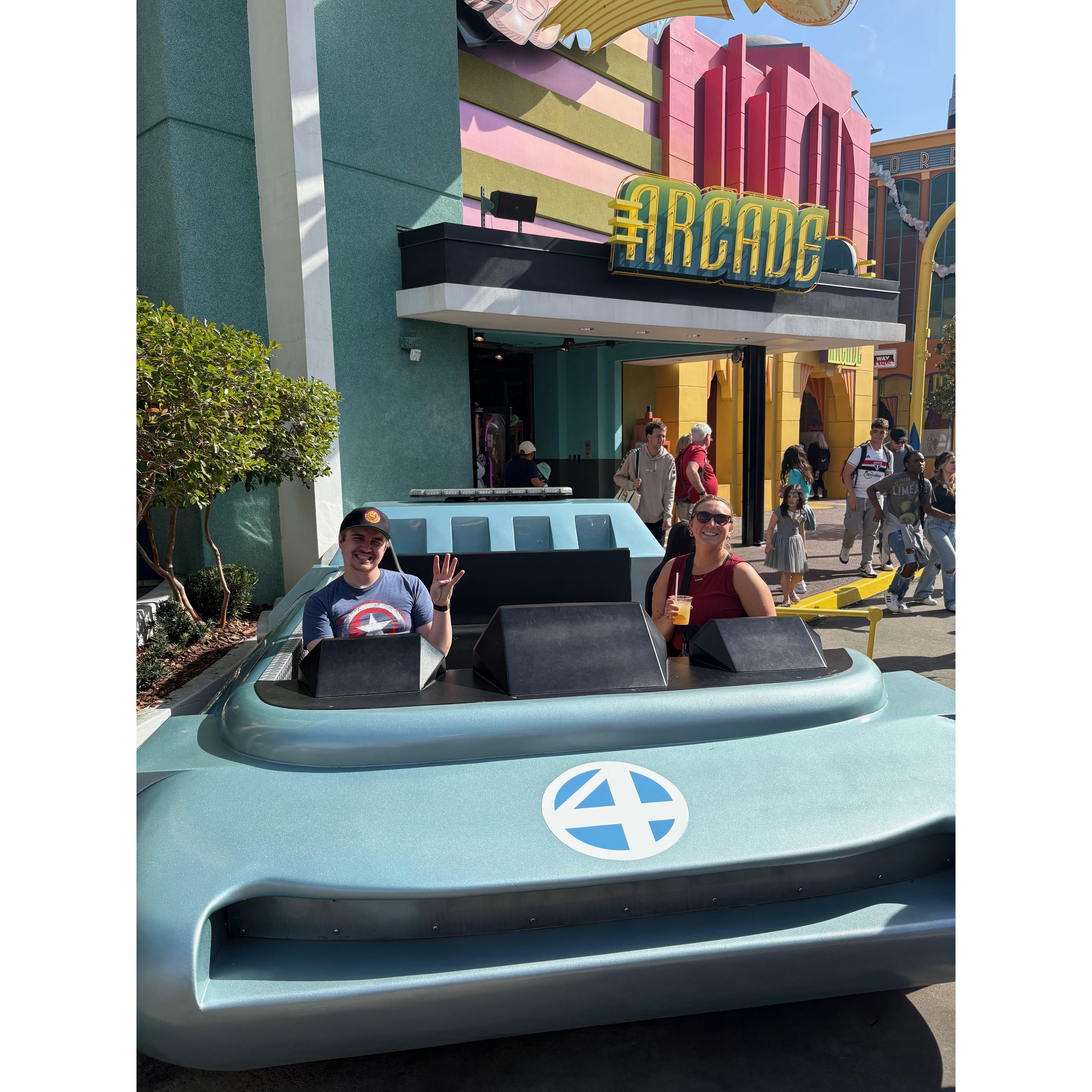 Sean's parents moved to Orlando area, we are excited for many trips to Universal &  Orlando