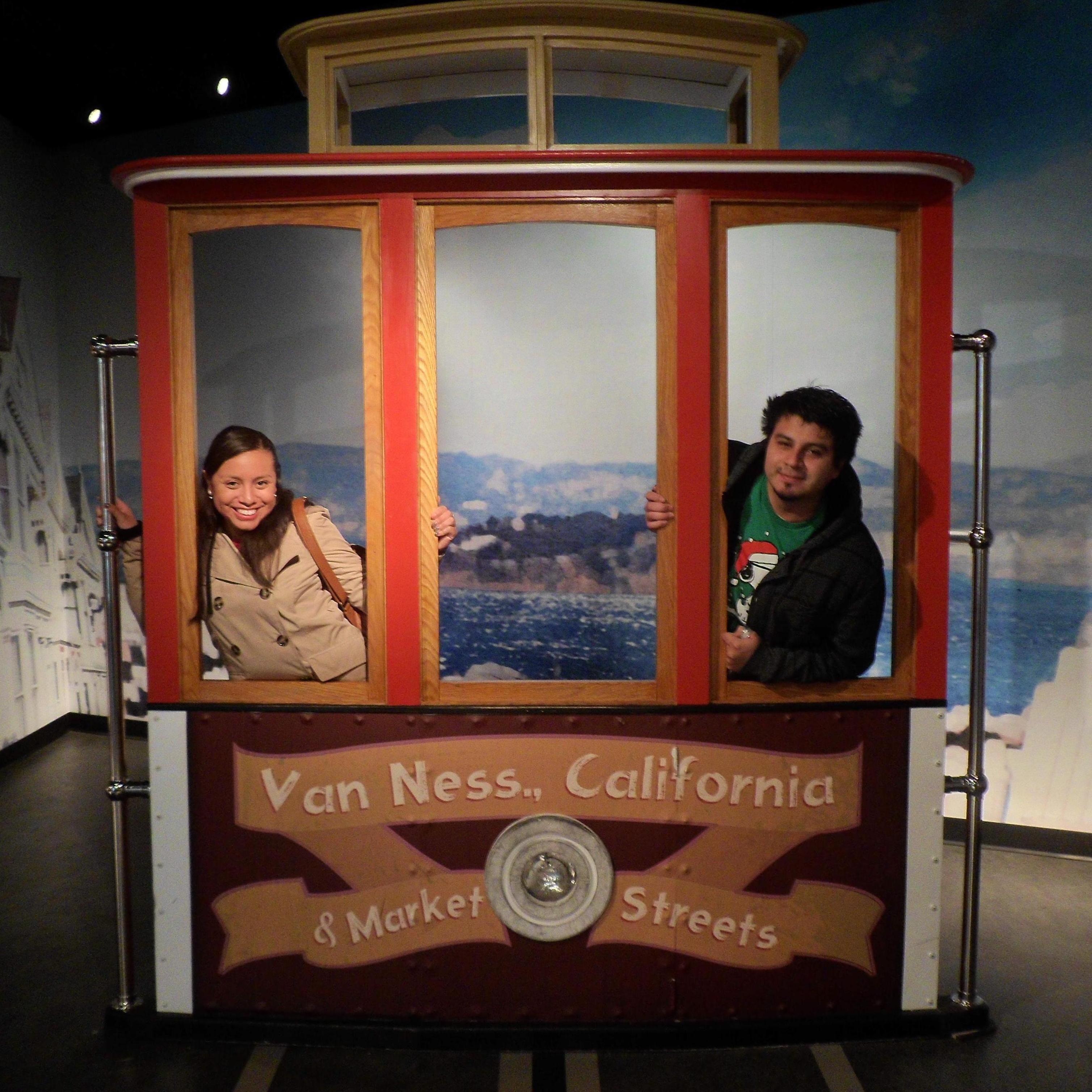 San Francisco trip 2016, catching the trolley, well maybe just the wax museum trolley