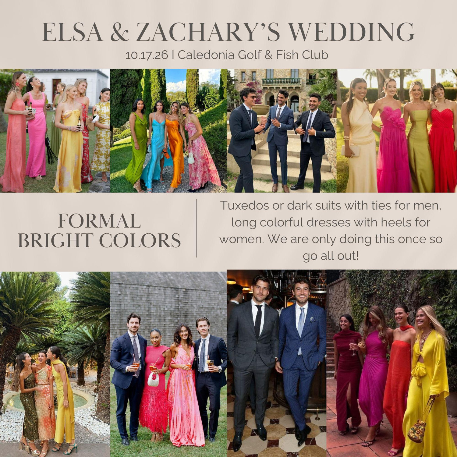 The Wedding Website of Zachary Downey and Elsa Wettstein