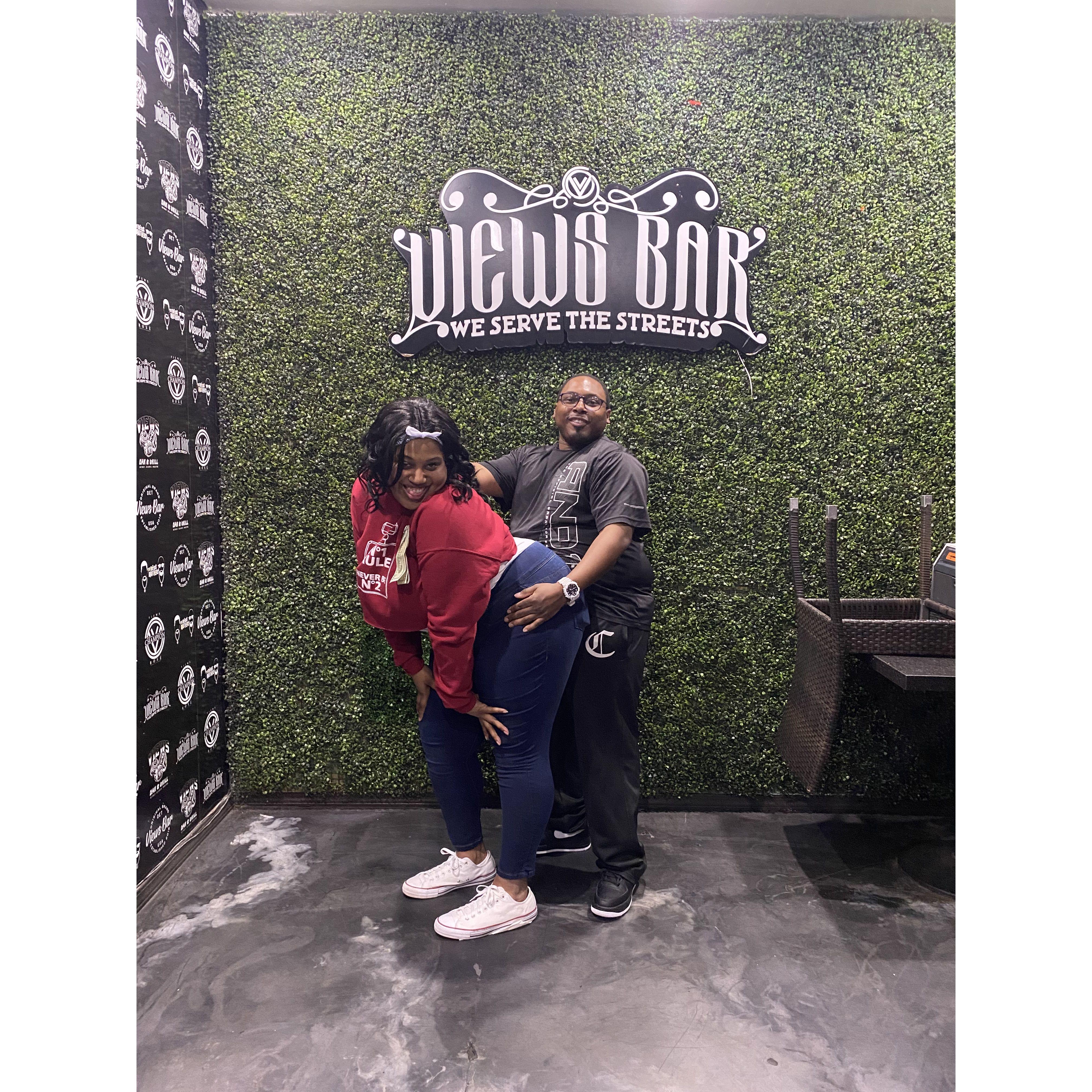 Bria's birthday brunch at Views Bar and Grill in February 2023! We like to have a lot of fun! Don't mind us!