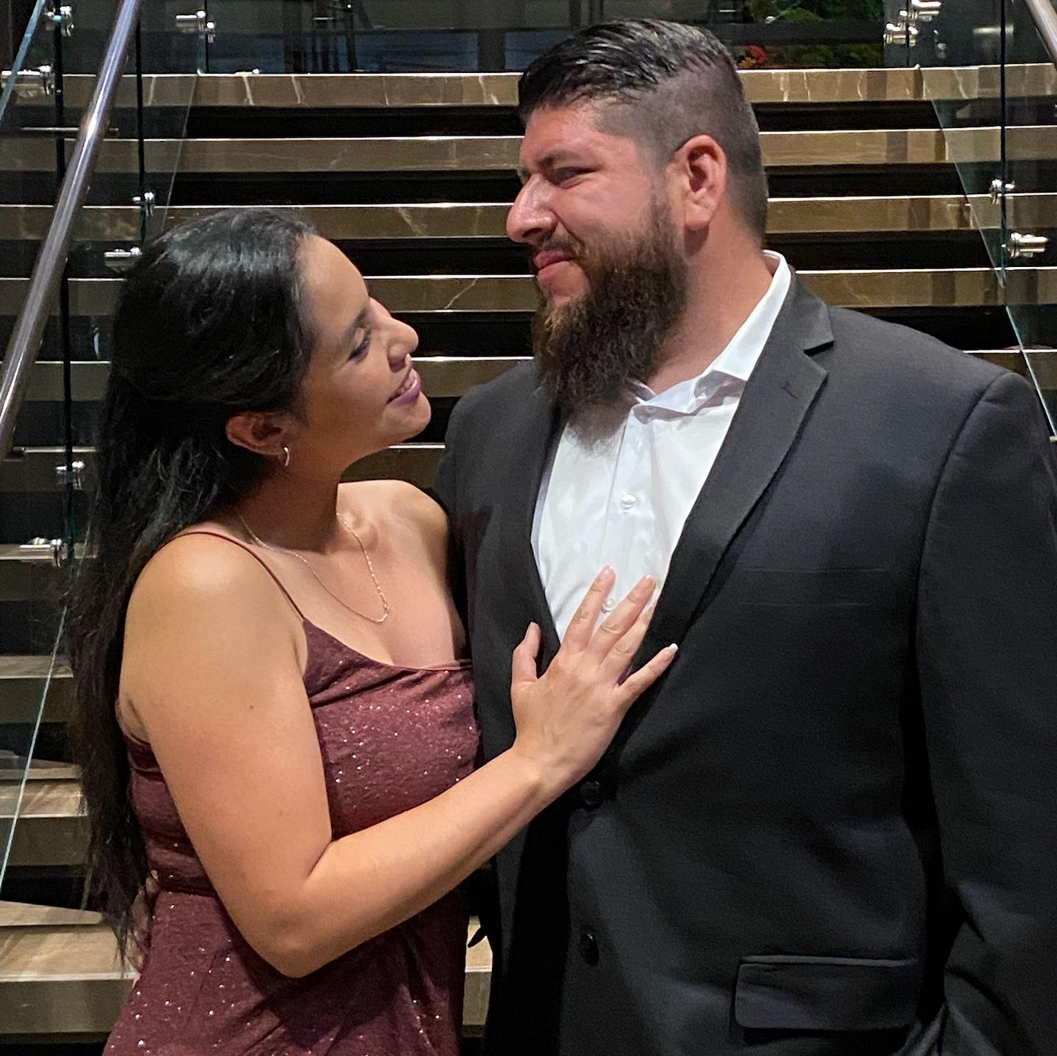 Our first "engagement" photos