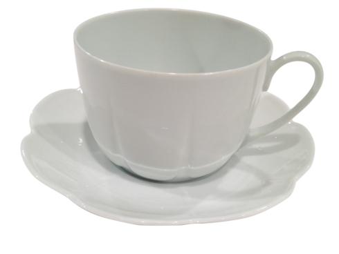 Royal Limoges Nymphea White Breakfast Saucer