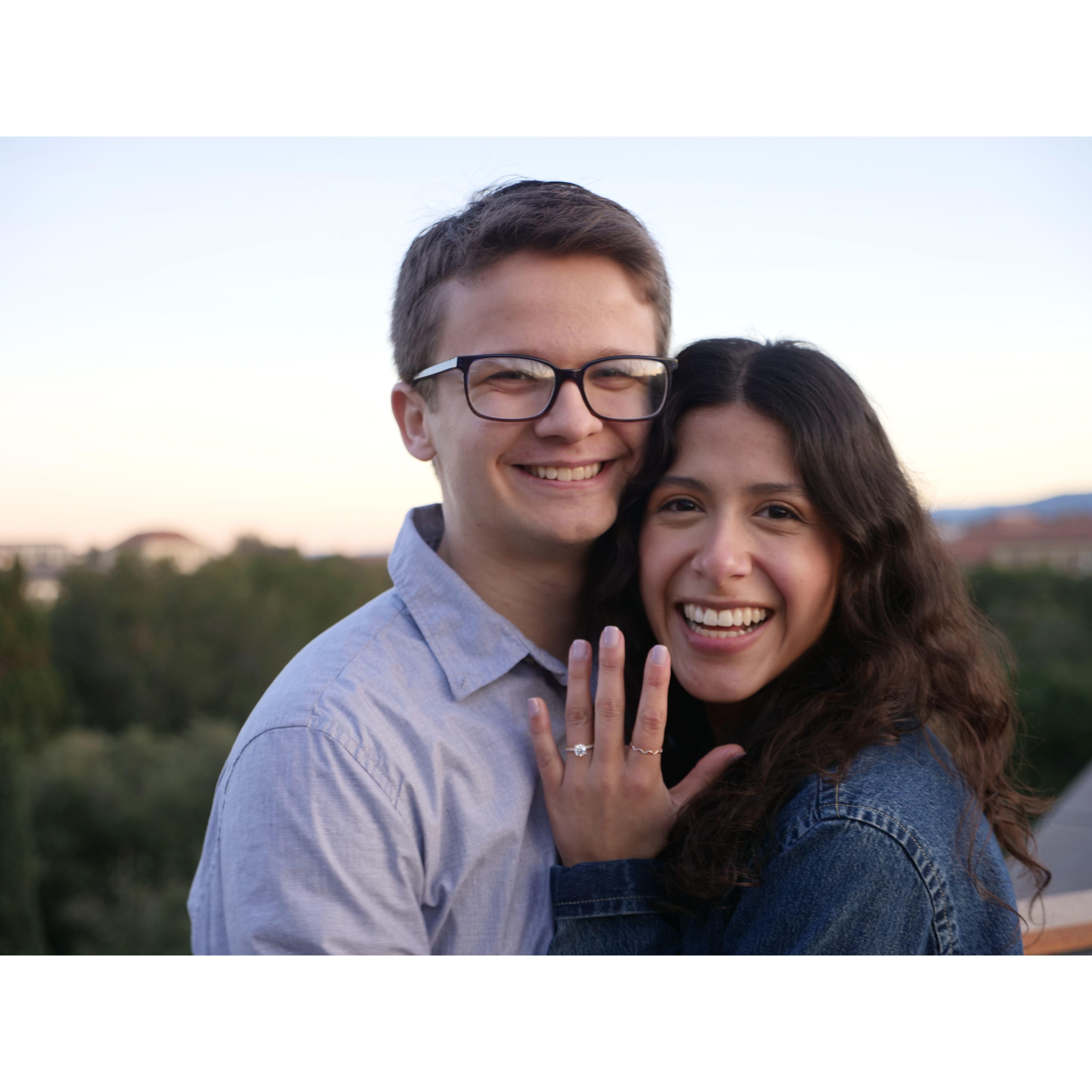 Buddy got lost while leading Karen to ~the~ proposal spot. "This is true." -Buddy