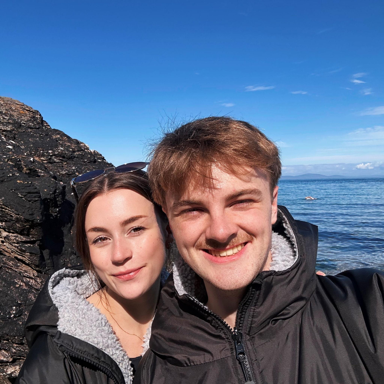 Cold swim on the North Coast of Ireland