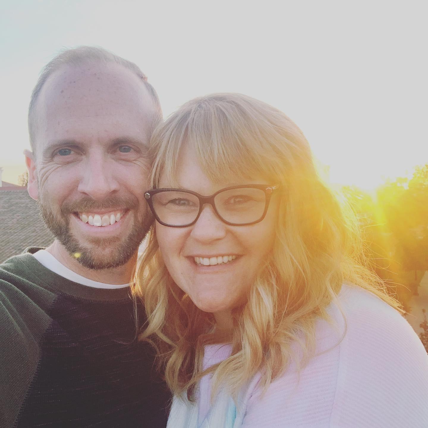 Sunsets are more beautiful when viewed with the one you love most.