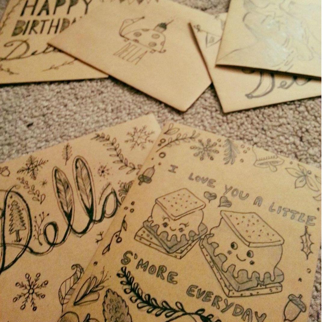 Michael's homemade cards are some of my favorite gifts <3