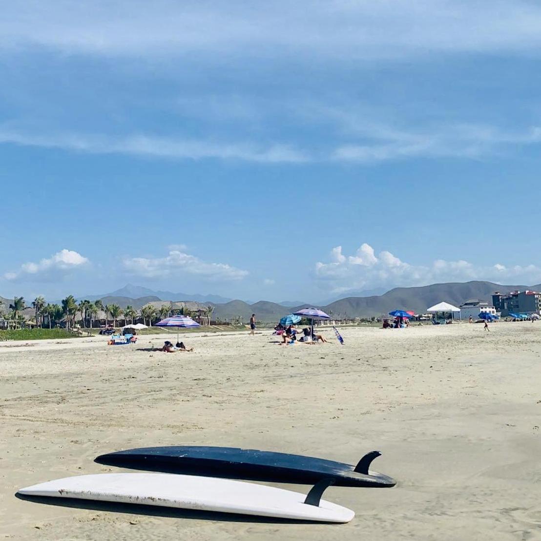 Renting surfboards and beyond easy and cheap for about $10 per day! You can rent boards at the entrance of the beaches! We recommend trying out a foam board so you can play and get used to the waves!