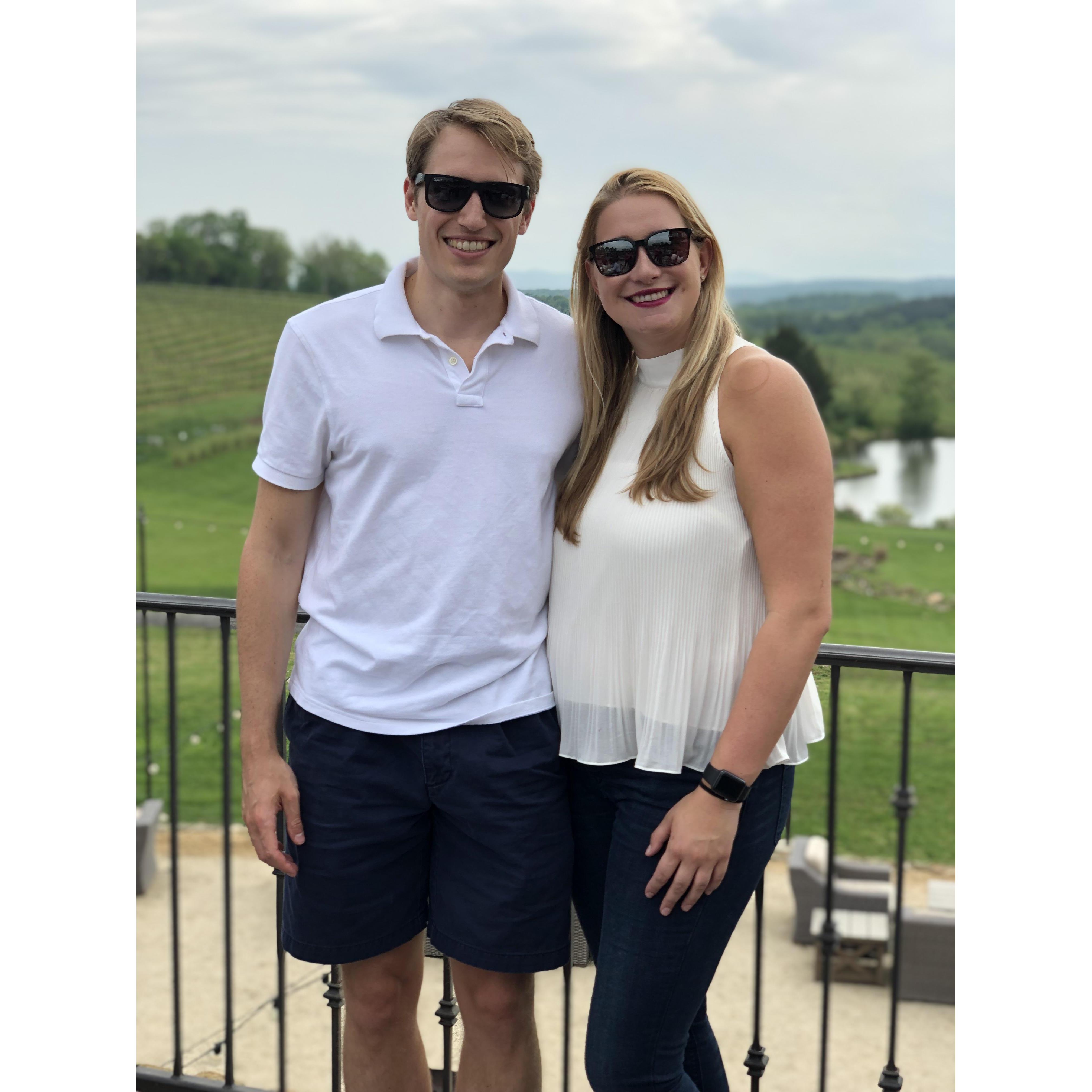 Ben and Maggie celebrating Maggie's 25th - May 2019