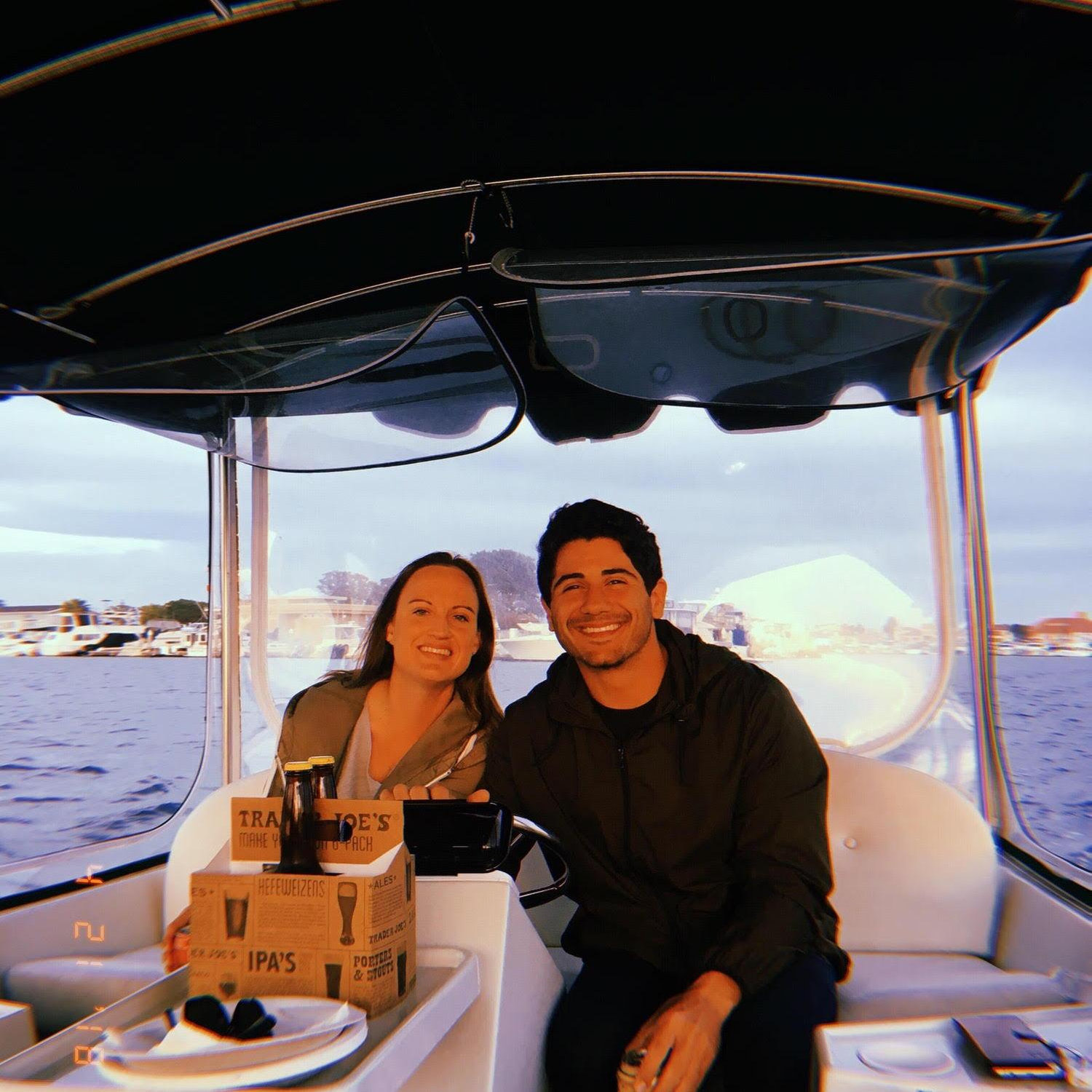First of hundreds of duffy rides together in Huntington Harbor