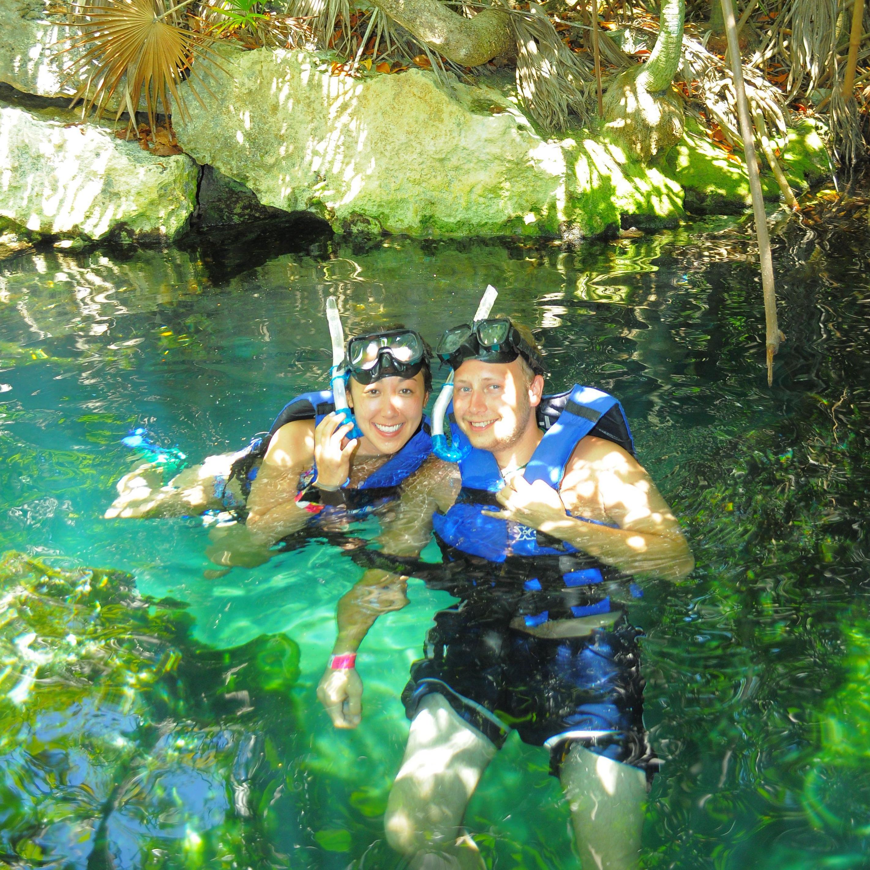 On our very first international vacation together (Playa Del Carmen, MX, May 2011)