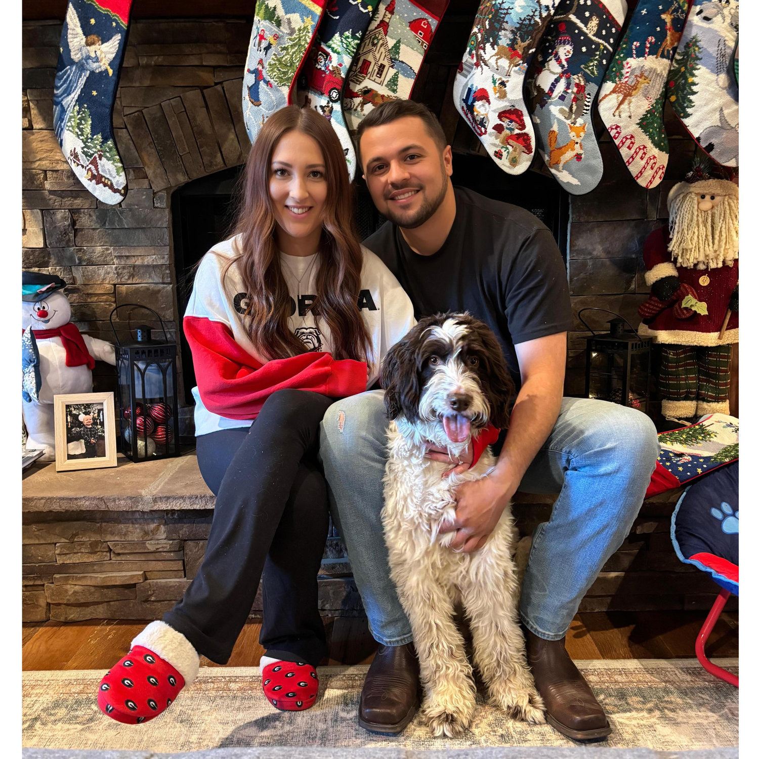Christmas is one of Ben and Lauren's favorite times of year!