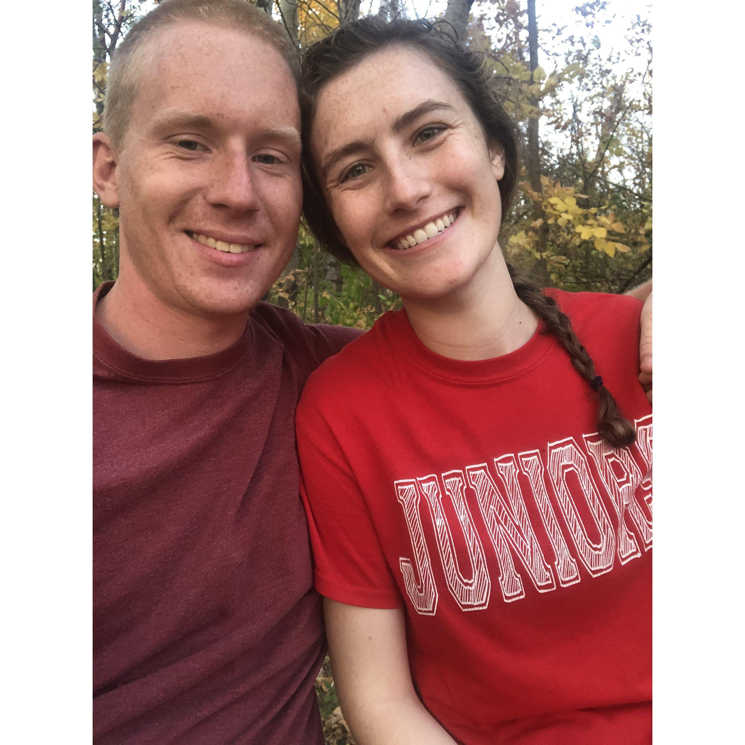 The first time we went to the park where we would eventually get engaged.