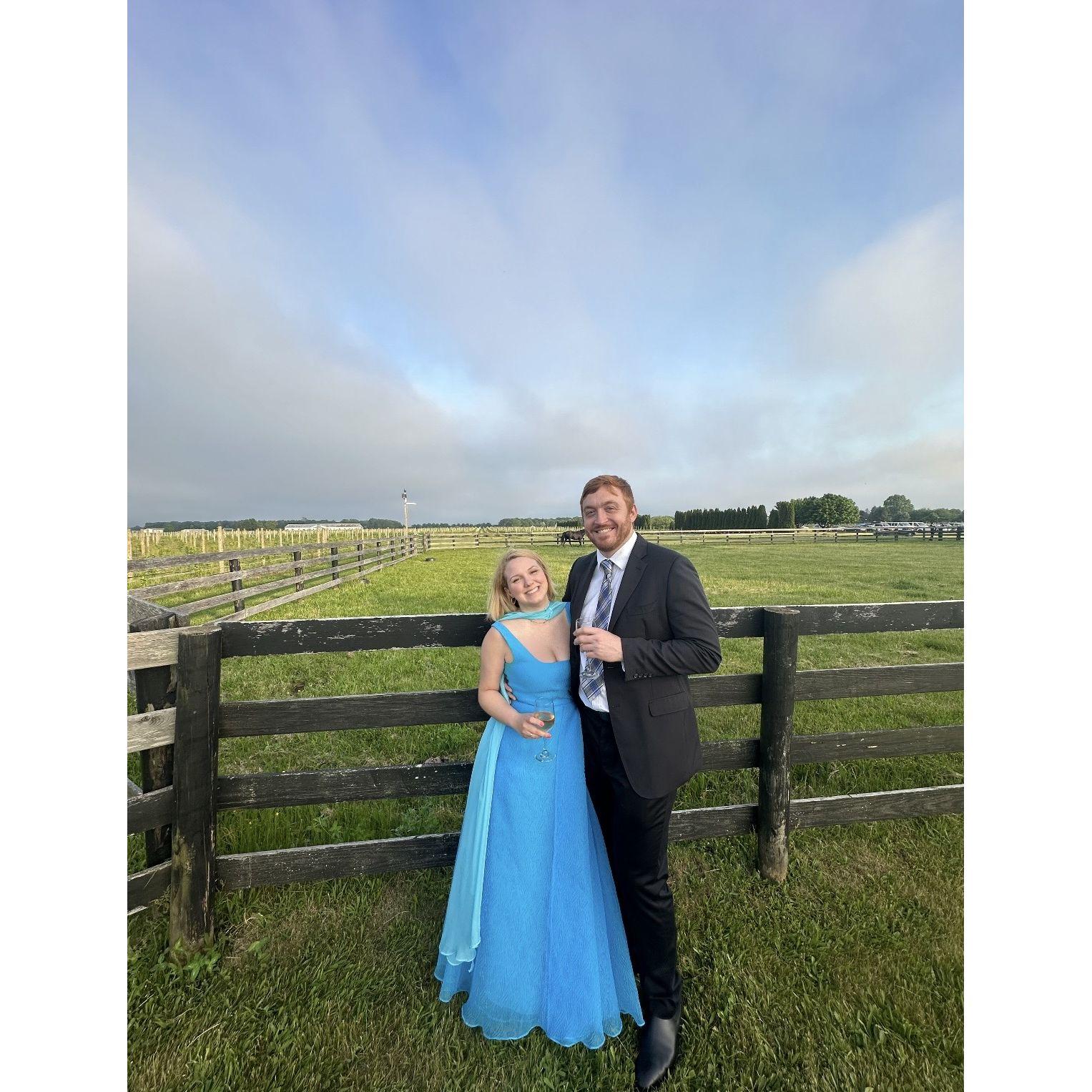 At a wedding in the Hamptons, May 2024