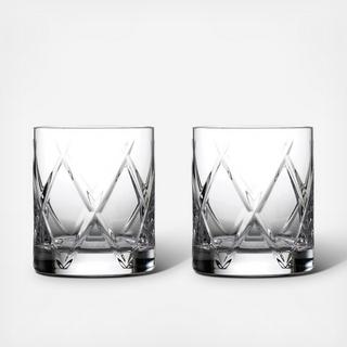 Olann Double Old Fashioned Glass, Set of 2